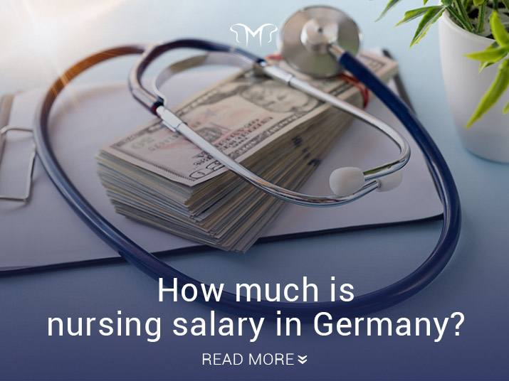 How much is nursing salary in Germany?